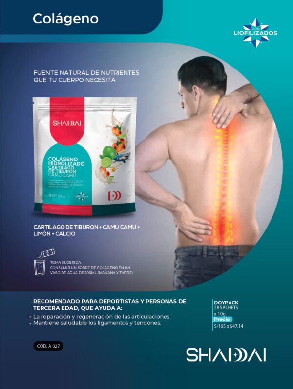COLÁGENO CON CARTÍLAGO DE TIBURÓN