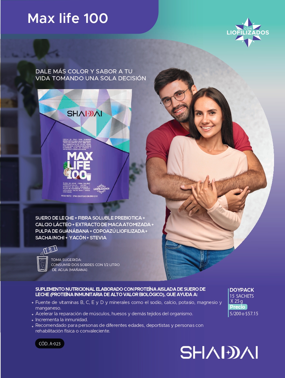 MAX LIFE 100 – PROTEINAS